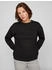 Vila Visandy L S Sweat Top schwarz
