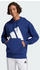 Adidas Big Logo French Terry Hoodie dunkelblau weiß