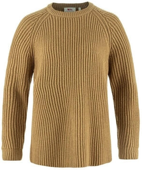 Fjällräven Vik Rib Sweater Damen buckwheat brown