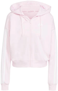 Adidas Sportsweatjacke 'Essentials' rosa weiß