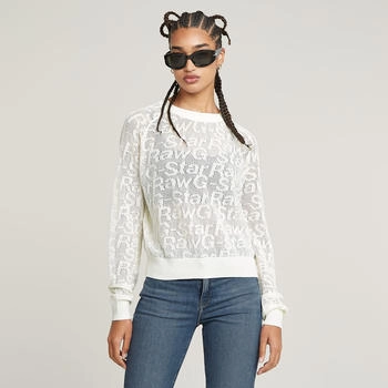 G-Star Pointelle Lt Wt Pullover D26059-D166-1284