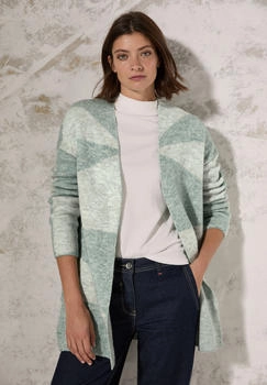 Cecil Cardigan im Materialmix glaced green melange