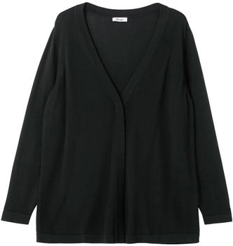 Sheego Feinstrickjacke aus Viskosemix schwarz