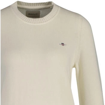 GANT Classic Cotton C-Neck Pullover crème