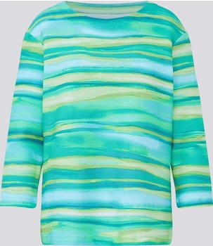 Rabe Sweatshirt Aquarell-Optik U-Boot-Ausschnitt 4-Arm
