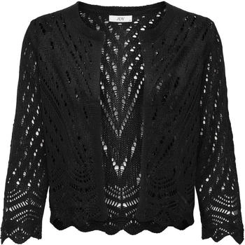 Jacqueline de Yong Kurze Struktur Strickjacke Eleganter Arm Häkelspitze JDYSUN