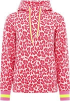 Zwillingsherz Hoodie ""Leo Allover Neon Kante"", mit Animal-Design und