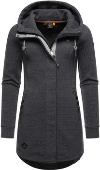 Ragwear Sweatjacke 'Letty' schwarzmeliert