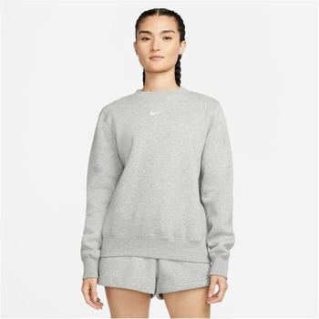 Nike Phoenix Fleece Crewneck Sweatshirt dk grey heather sail