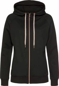 Lascana Kapuzensweatjacke schwarz 5687092