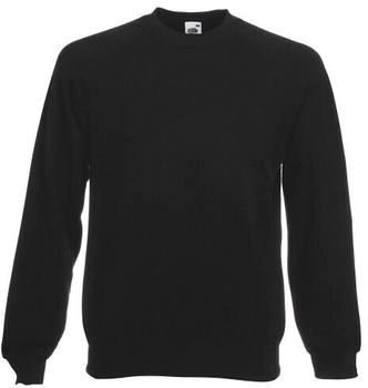 Fruit of the Loom Raglan Sweater schwarz