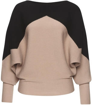 Lascana Pullover sand schwarz