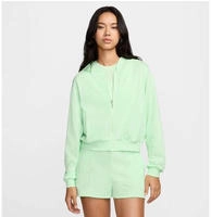 Nike FN2415, NIKE Damen Shirt W NSW NK CHLL FT FZ HDY VAPOR GREEN/SAIL female