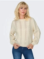 ONLY Rundhalspullover "ONLRUBINA LS CABLE O-NECK KNT NOOS"