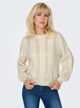 Only Onlrubina Ls Cable O-Neck Knt Noos (15317515) whitecap gray