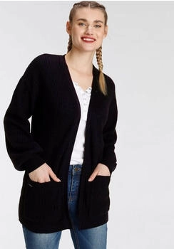 KangaROOS Strickjacke aus kuscheligem Strick schwarz