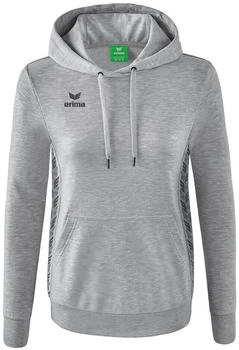 Erima Essential Team Basic Kapuzensweat hellgrau melange
