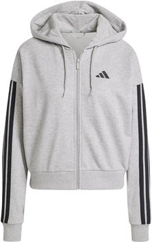 Adidas M 3S FT FZ Sweatjacke grau