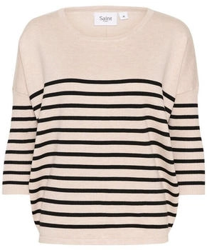 Saint Tropez Pullover 'Mila' beige schwarz