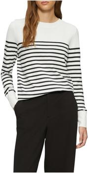 S.Oliver Pullover gestreift Viskosemix 2161704 02G1 creme
