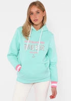 Zwillingsherz Hoodie ""Gl&uuml;cklich am Meer"", mit Pailletten, Kapuze und