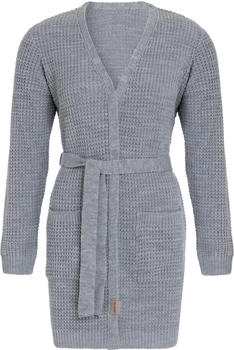Knit Factory Robin Strickjacke grau