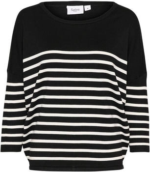 Saint Tropez Pullover 'Mila' schwarz weiß
