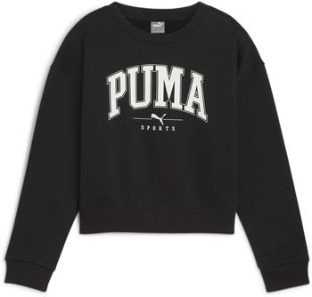 Puma Squad Crew FL Damen schwarz