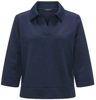 Opus Sweatshirt Poloshirt GONUT Regular coal blue