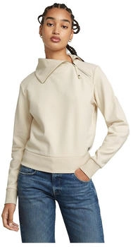 G-Star Asymmetrischer Pullover Reißverschluss Snug beige D25303-D704-127