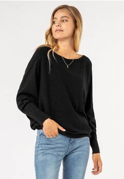 Sublevel Strickpullover Oversize Fledermausärmel schwarz