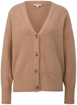 S.Oliver Strickjacke Relaxed Fit Bouclé-Struktur kuschlig