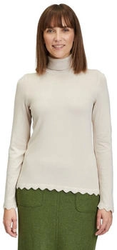 Betty Barclay Feinstrickpullover Wellenstruktur grau beige