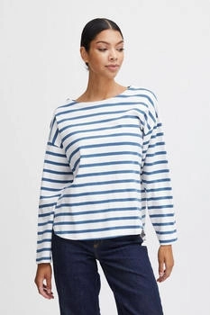 B.Young Byramsi Pullover überschnittener Pulli Kontraststreifen off white mix 200450