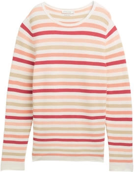 Tom Tailor Strickpullover Bio-Baumwolle peachy knit stripe design