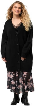 Ulla Popken Knöpfen Strickjacke schwarz