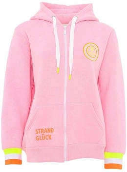 Zwillingsherz Kapuzensweatjacke pink 64616340