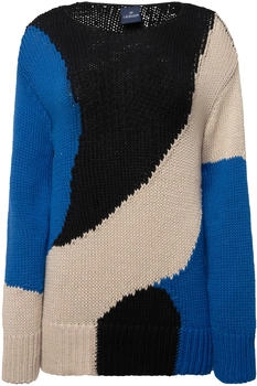 Laurasøn Pullover beige enzian schwarz
