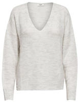 JDY V-Ausschnitt-Pullover "JDYELANORA L/S V-NECK PULLO. KNT NOOS" mit leicht