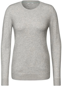 Cecil Pullover Strukturmuster grau