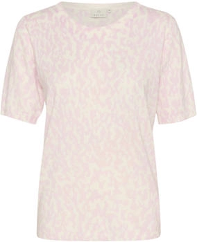 Kaffe Strickpullover KAliz pink chalk Graphic Print