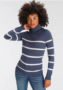 KangaROOS Sportpullover blau braun weiß