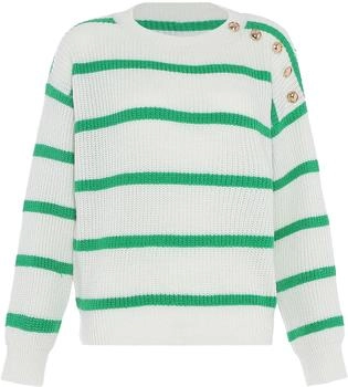 Faina Pullover XS S grün weiß