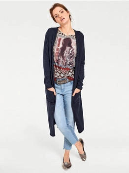 Heine Longstrickjacke blau marine 49441255-44