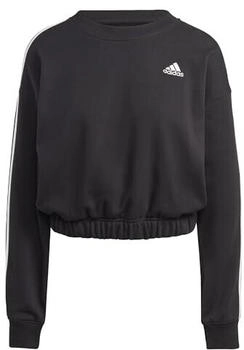 Adidas HR4926 3S CR SWT Sweatshirt schwarz weiß