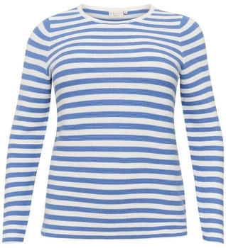 Kaffe Pullover 'Ninka' blau weiß