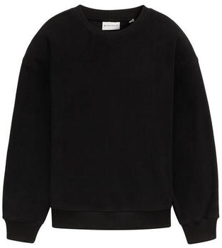 Tom Tailor Oversized Fleece-Sweatshirt heavy schwarz