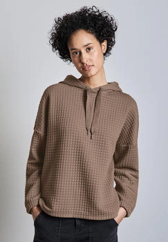 Street One Hoodie Tunnelzug 16257 honey sand