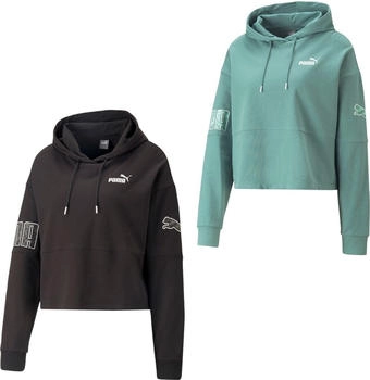 Puma Power Colorblock Sommer Hoodie schwarz