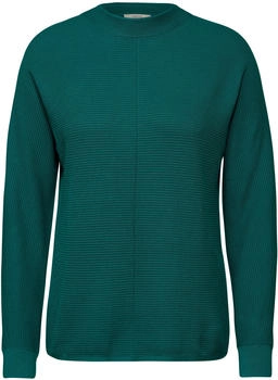 Cecil NOS Structure Mix Dolman Pullover petrol green